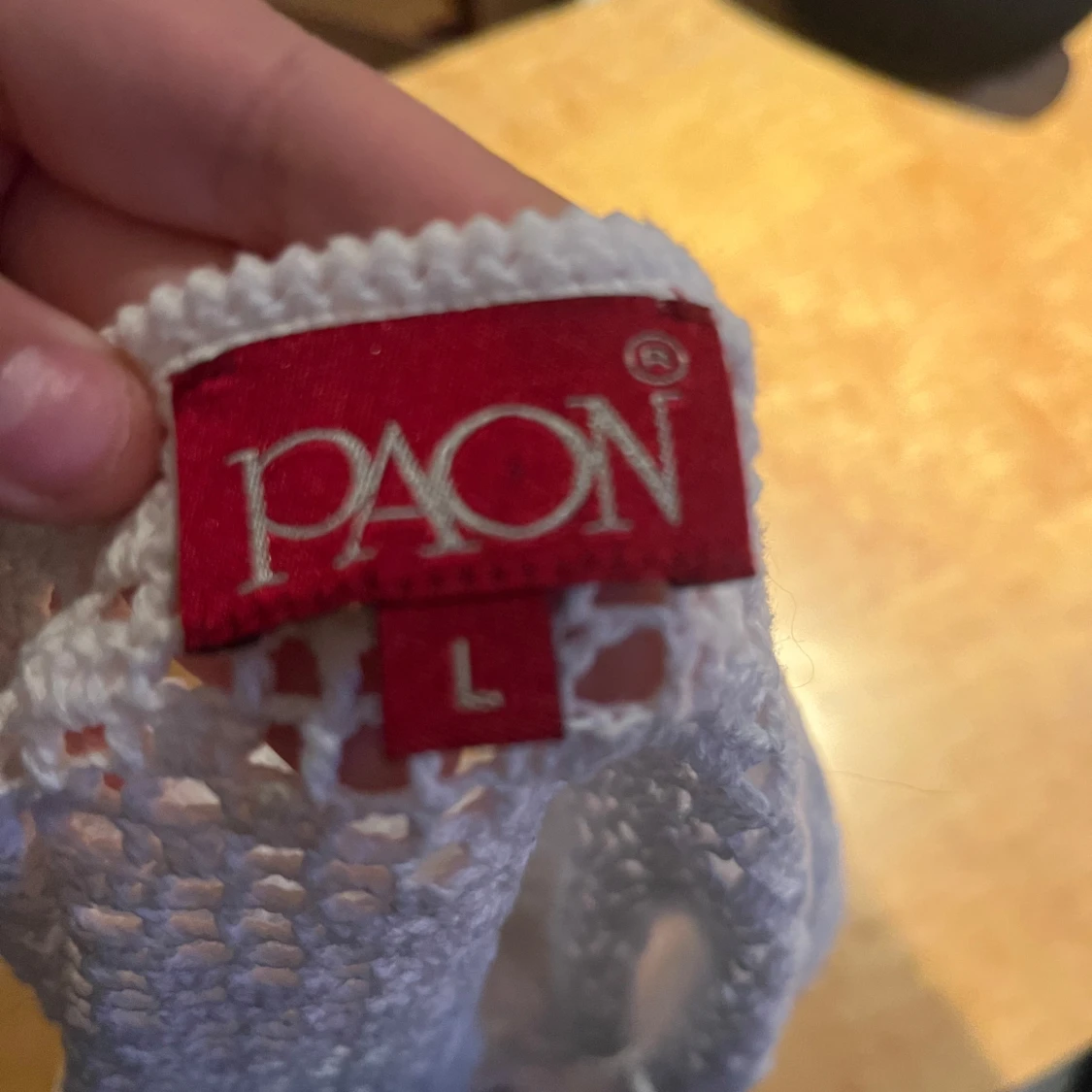 Vit virkad klänning från Paon - 3