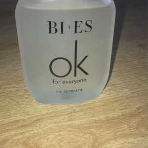 BI-ES ok for everyone parfym - BI-ES ok for everyone Eau de Toilette i en stilren, frostad glasflaska med rundad fyrkantig form och silverfärgad kork. Unisexdoft som passar alla, enkel och modern design. Perfekt för dig som gillar minimalistiska flaskor.