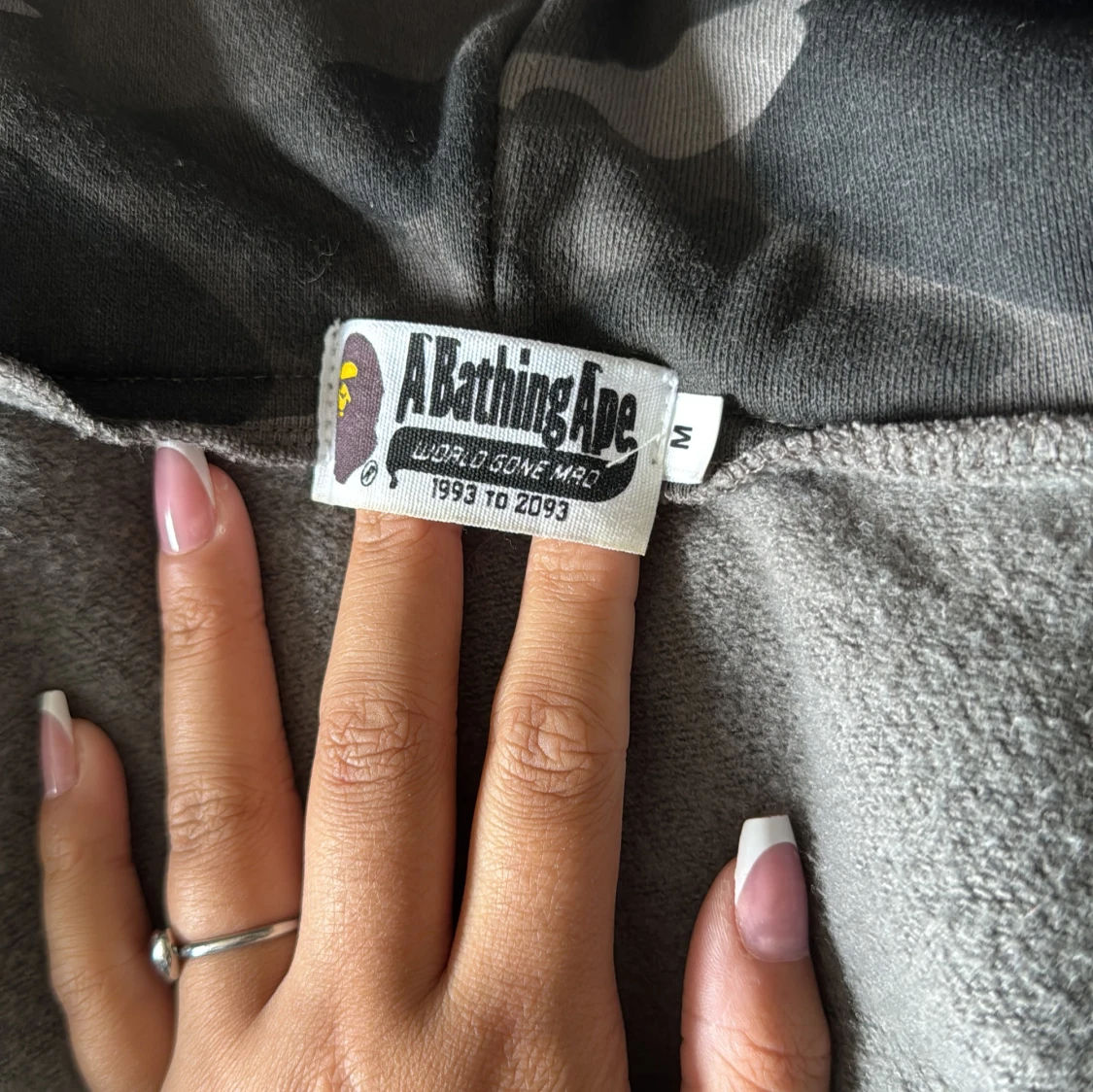 BAPE camo hoodie med shark-motiv - 3