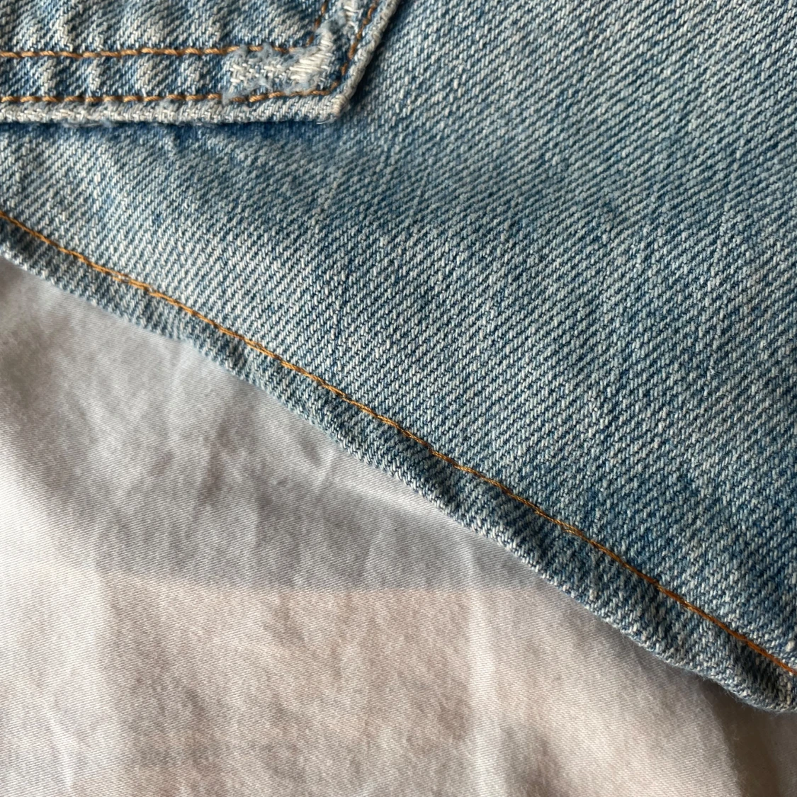 Levi's ljusblå jeansshorts - 3