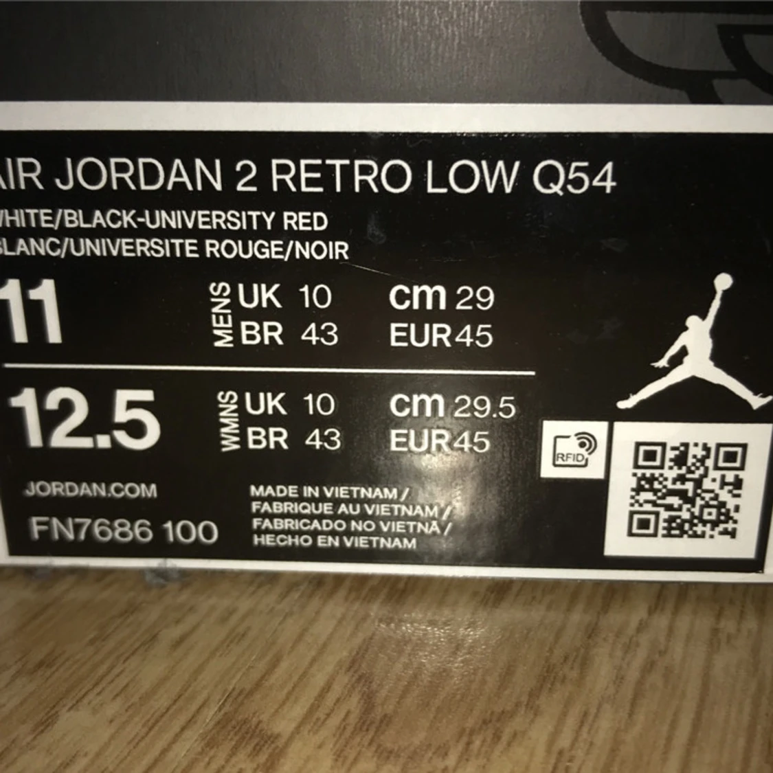 Nike Air Jordan 2 Low White/Black/Red/Green Q54 - 4