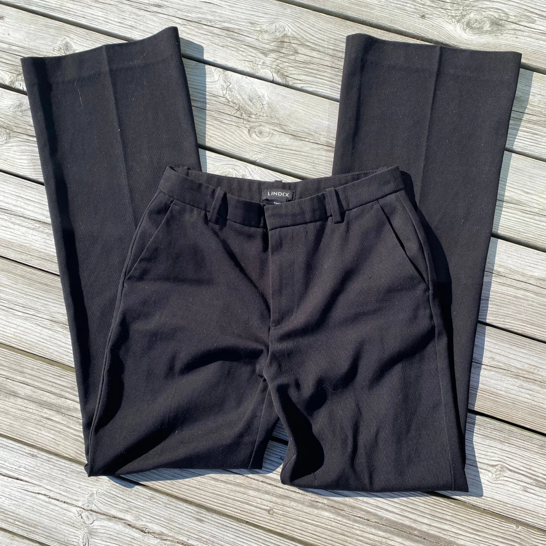 Svarta kostymbyxor från Lindex - 1