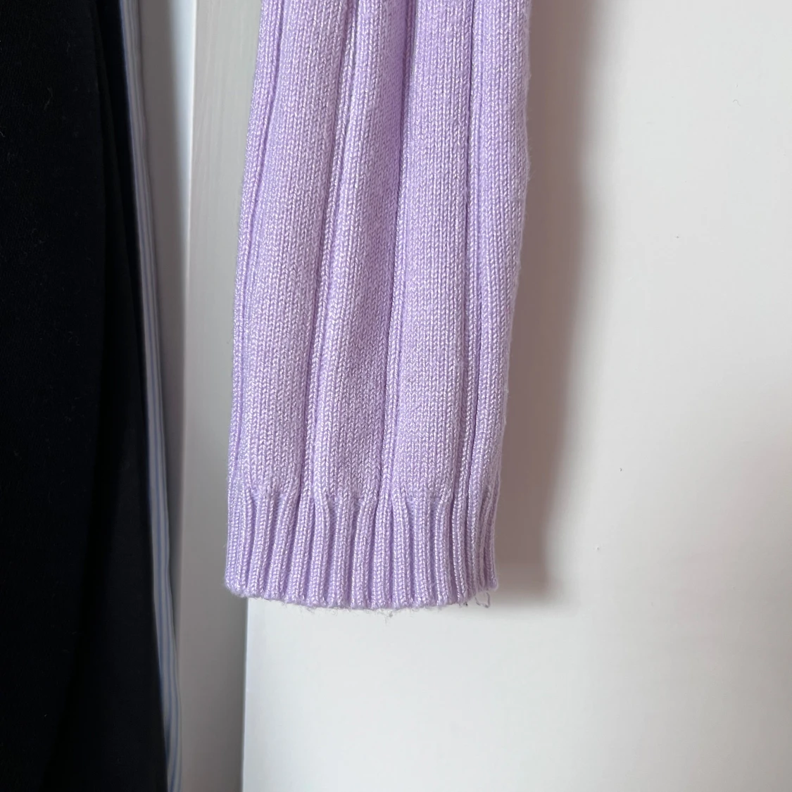 Lila ribbad kofta från Missguided - 2