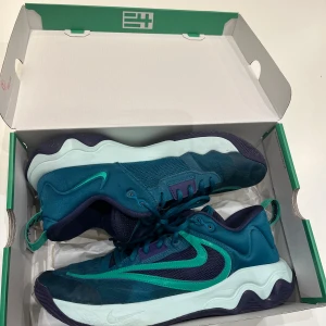 Nike Giannis Immortality 3 - Snygga Nike Giannis Immortality 3 sneakers i en cool kombination av blå och grön. Skorna har en modern design med snörning och en bekväm sula. Perfekta för både sport och vardag.