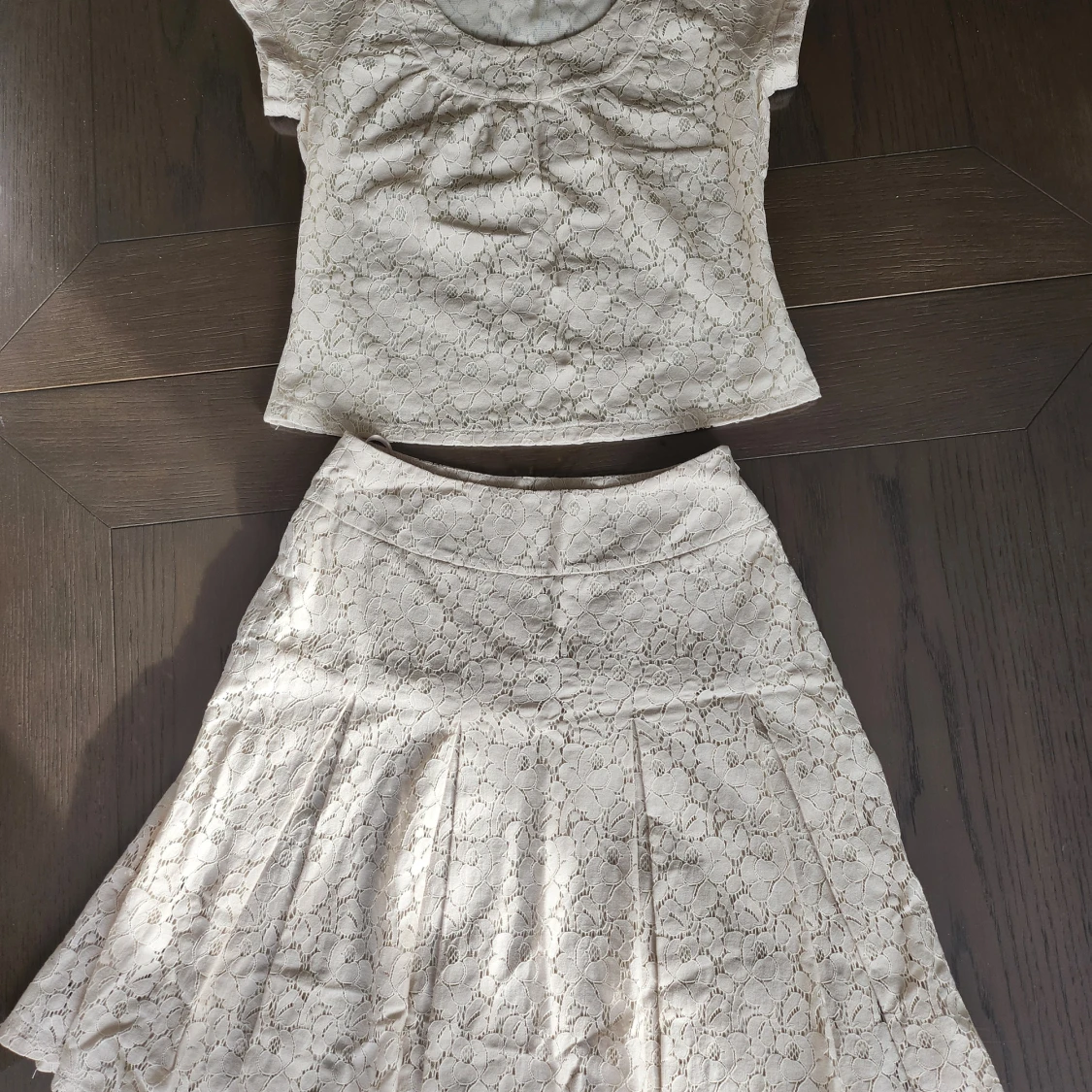 Beige spetsblus från Stockh LM