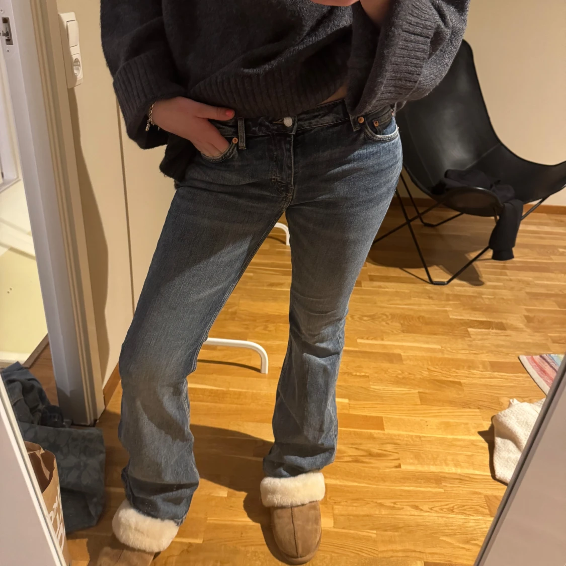 Såå snygga lågmidjade bootcutjeans!!