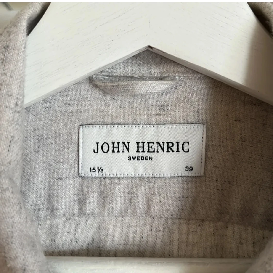 Beige John Henric overshirt  - 1