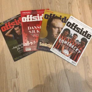 Offside (flera nummer) - Samling av flera nummer av magasinet Offside – perfekt för dig som älskar fotboll och vill läsa spännande reportage, intervjuer och berättelser om sporten och dess profiler. Inspirerande läsning för unga sportfans!