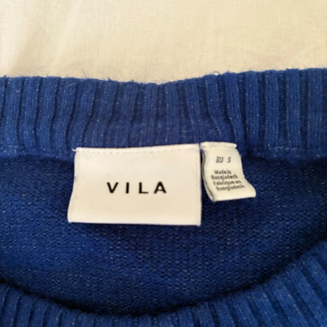 Blå stickad tröja från Vila - 1