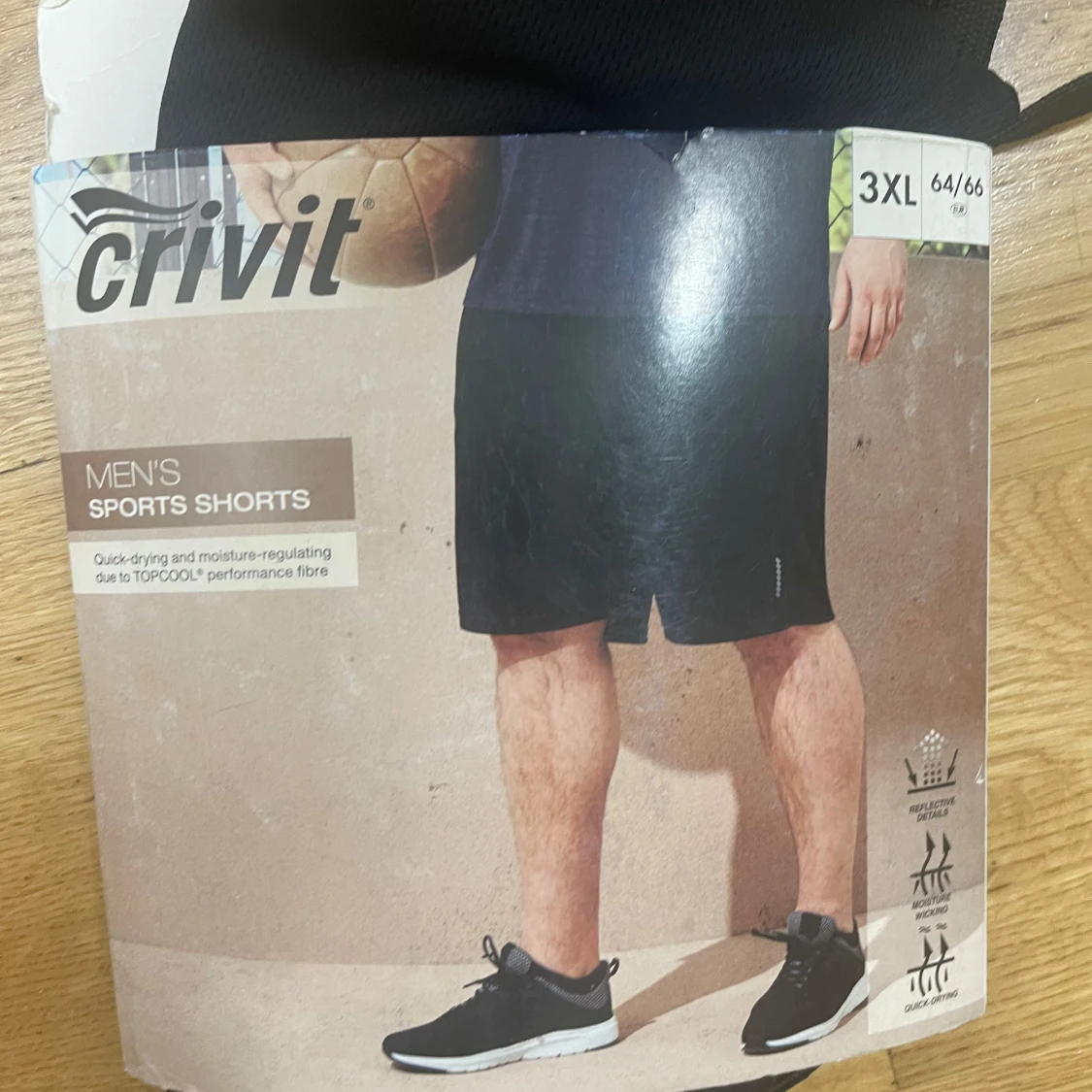 Svarta sportshorts från Crivit 3XL