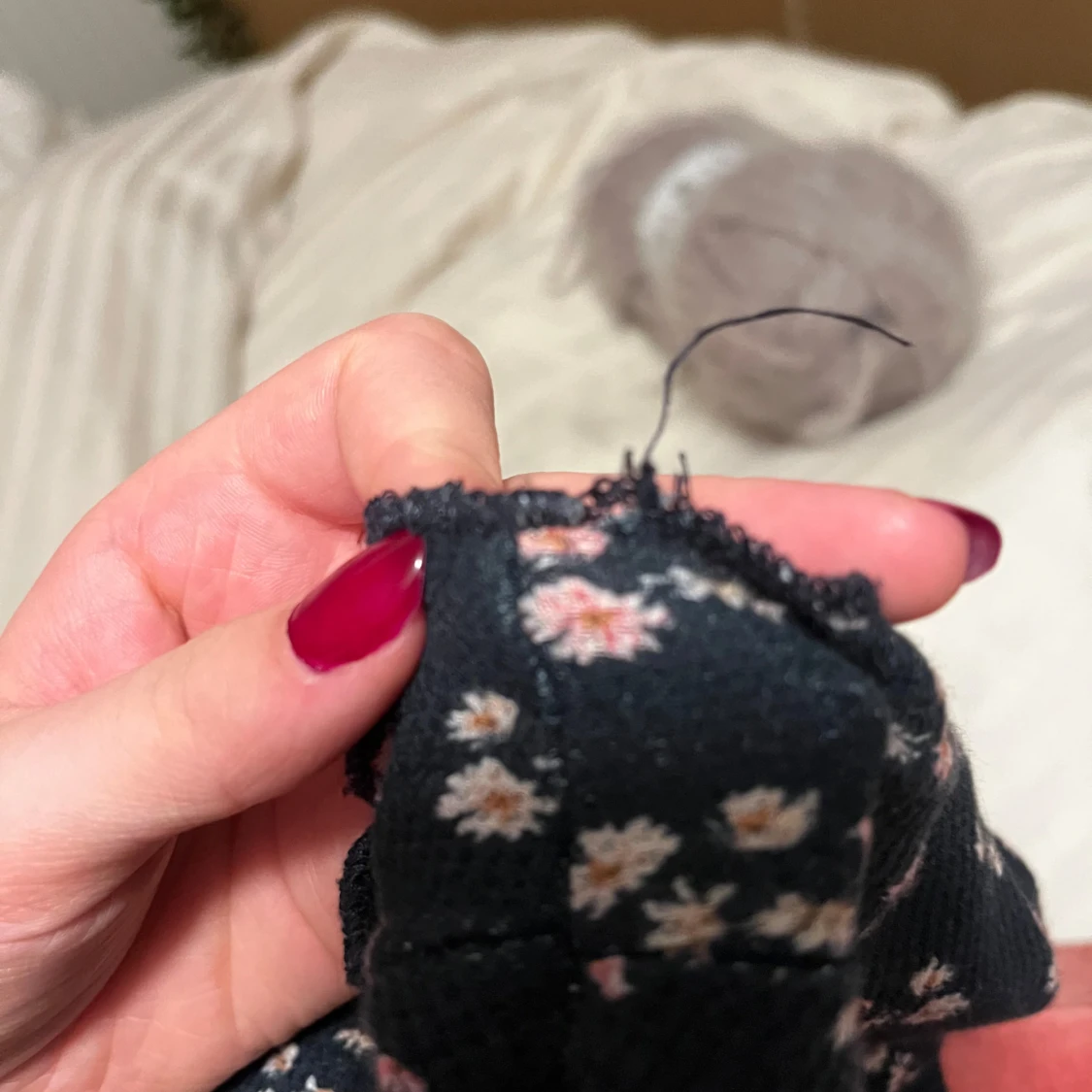 Blommig croppad topp från Pull&Bear - 2