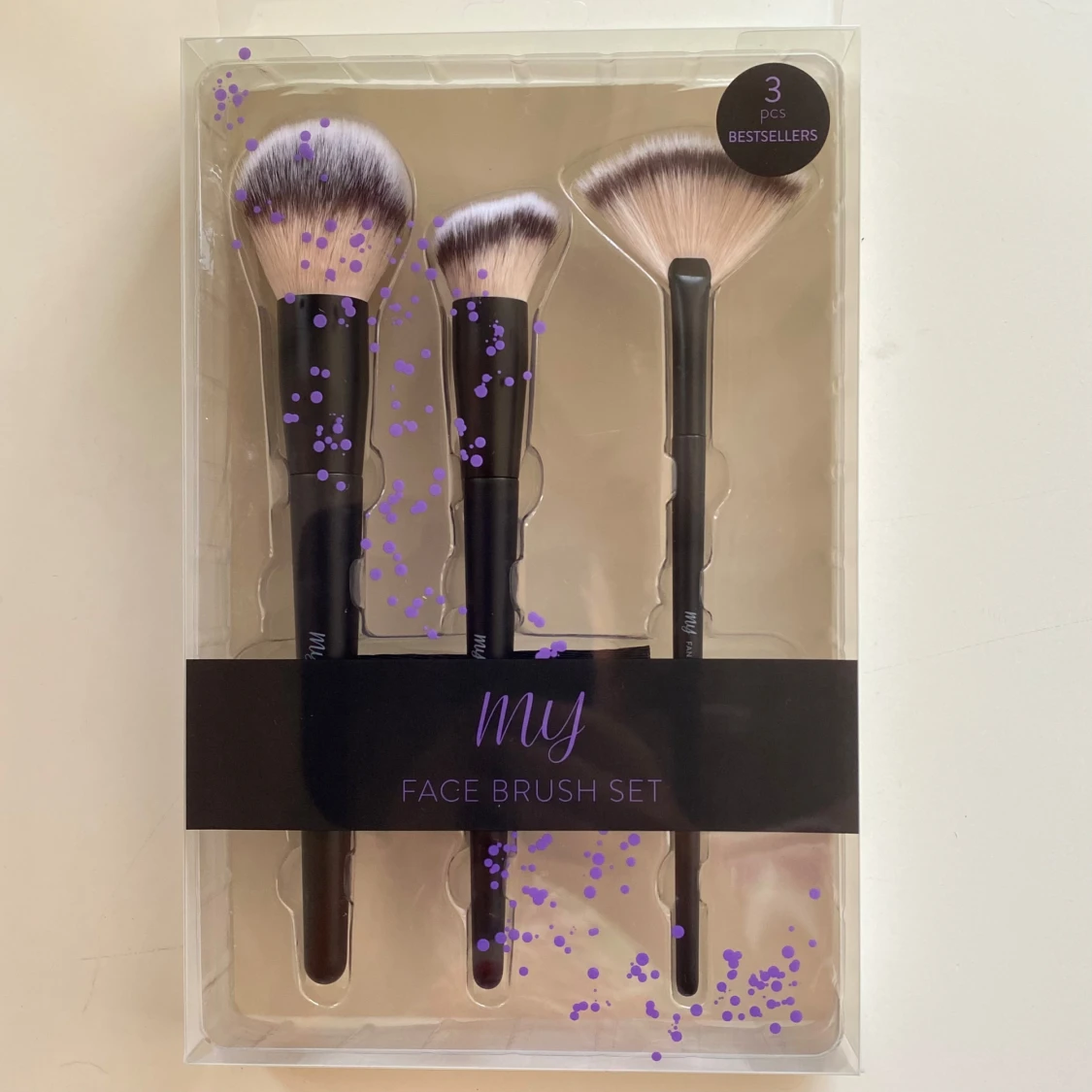 Face Brush Set med 3 borstar