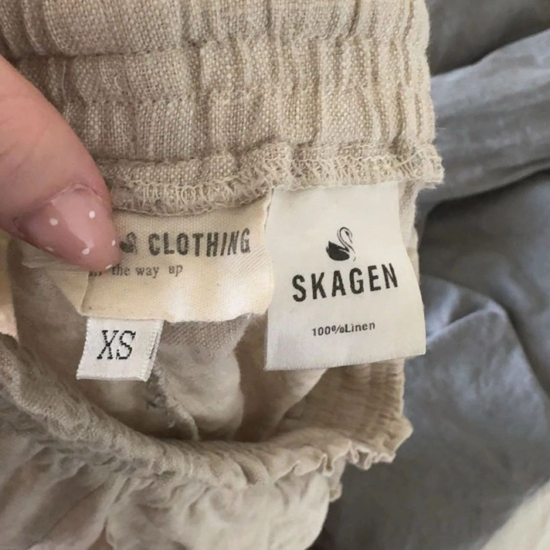 Beiga linnebyxor från Skagen  - 1