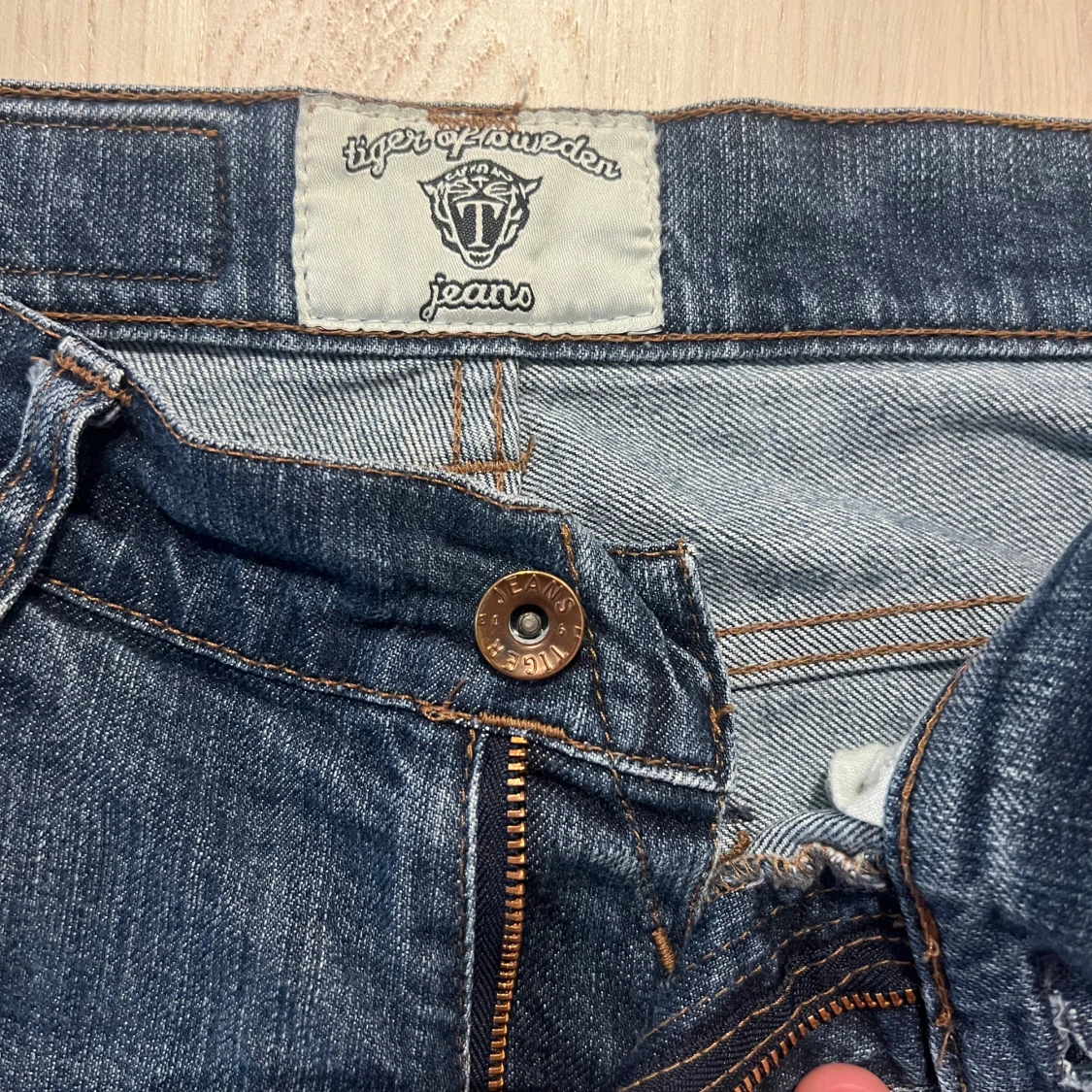 Tiger of Sweden blå jeans straight fit - 4