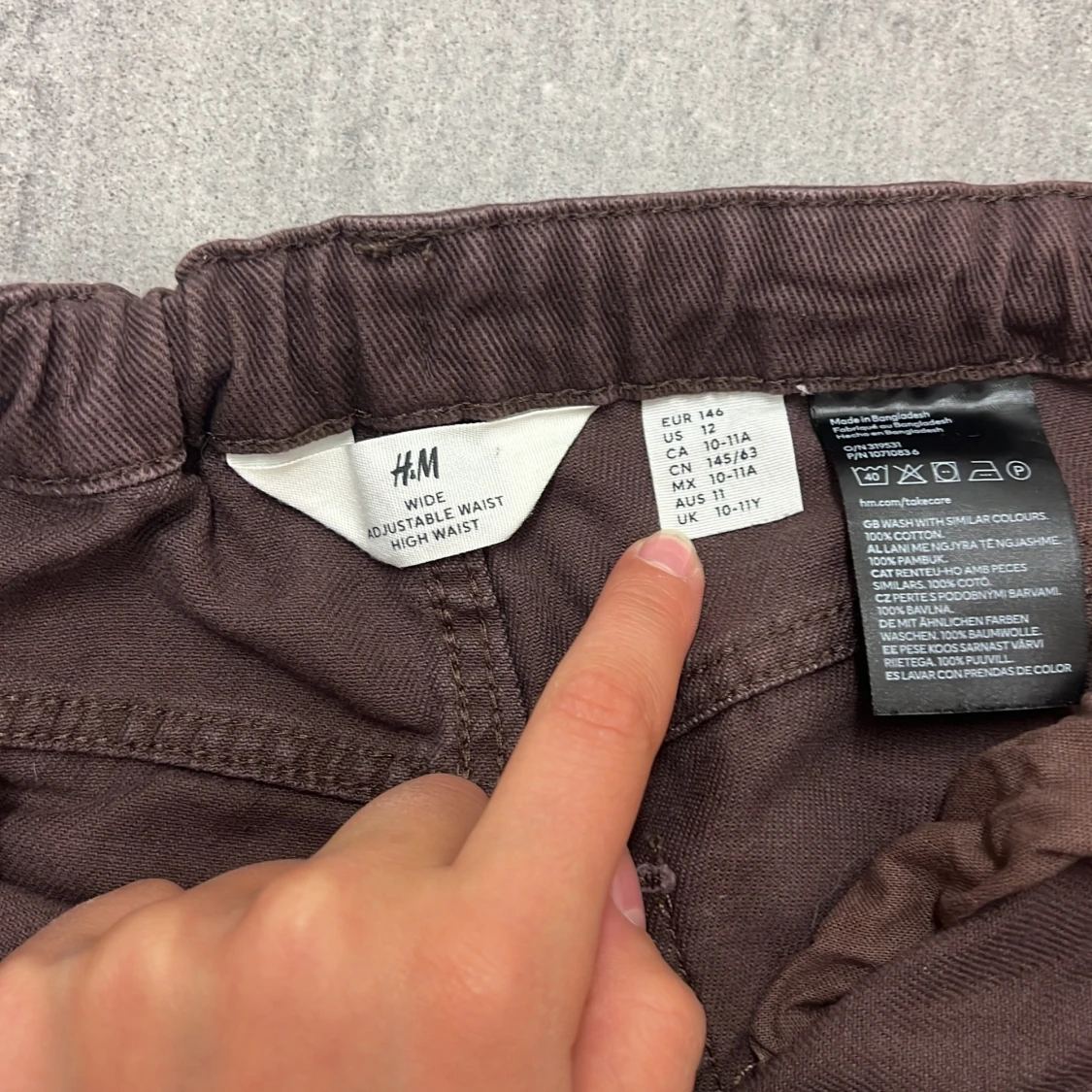 Bruna wide high waist byxor H&M - 2