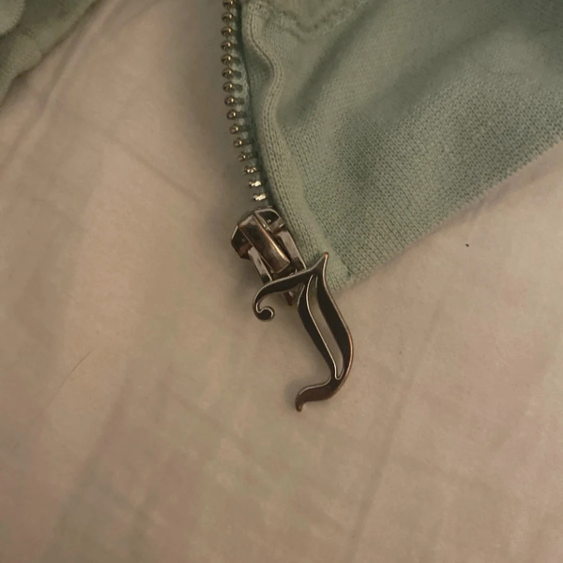 Mintgrön Juicy Couture kofta i velour - 3