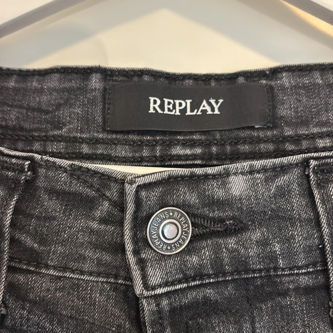 Replay Grover svarta straight jeans - 2