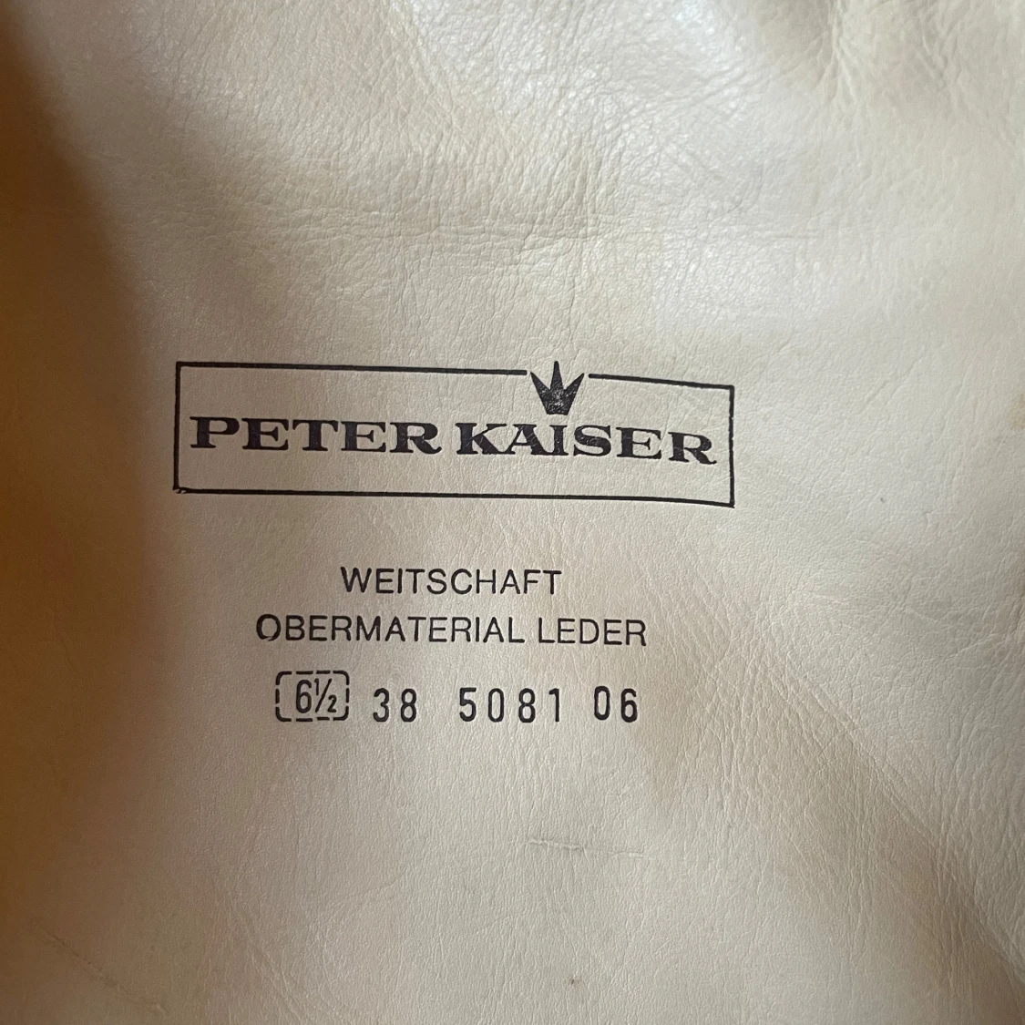 Mörkblå skinnstövlar från Peter Kaiser - 1