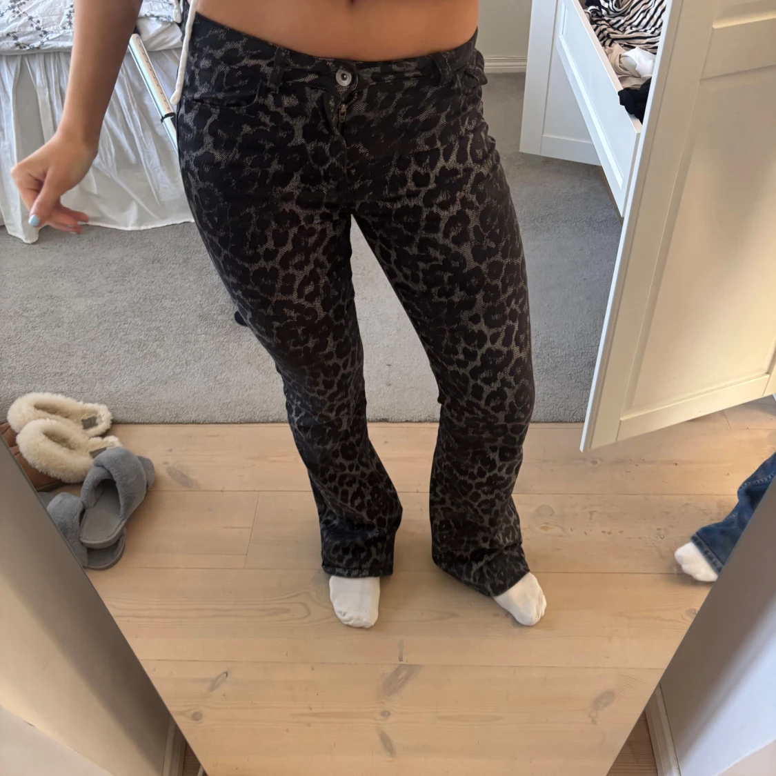 Leopard jeans - 1