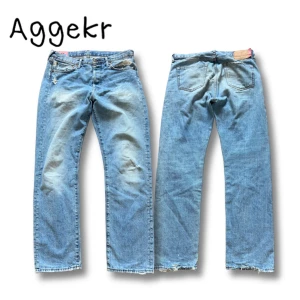 Baggy Acne Studios Jeans - Tvär feta, små revor över jeansen (design), 32/32✌️ Skriv ifall du har frågor🤙