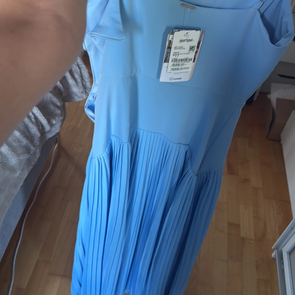 Ljusblå långklänning från brasilien - 1