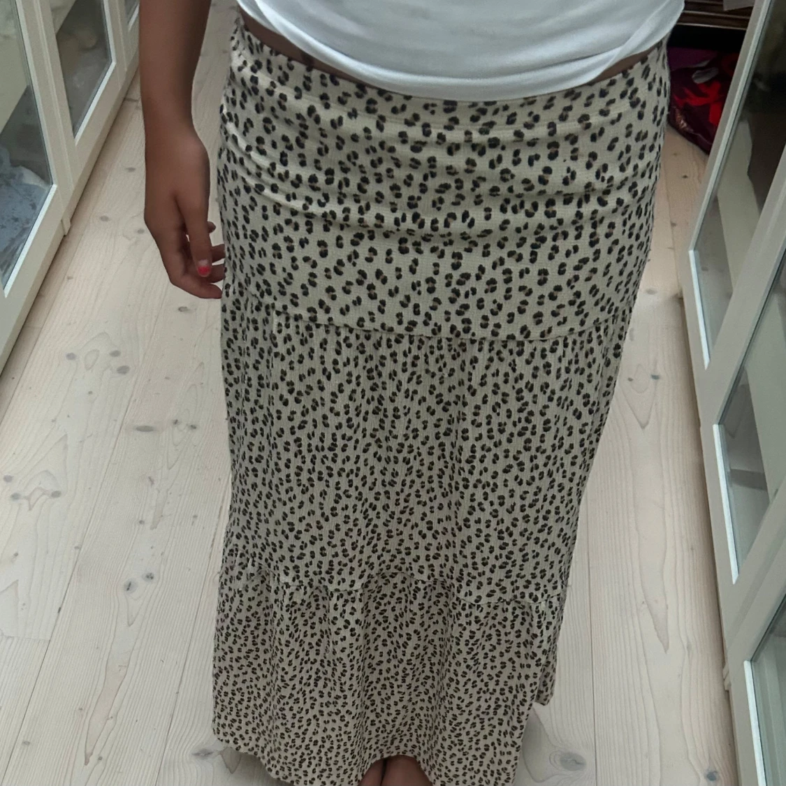 Leopardmönstrad långkjol från Kappahl