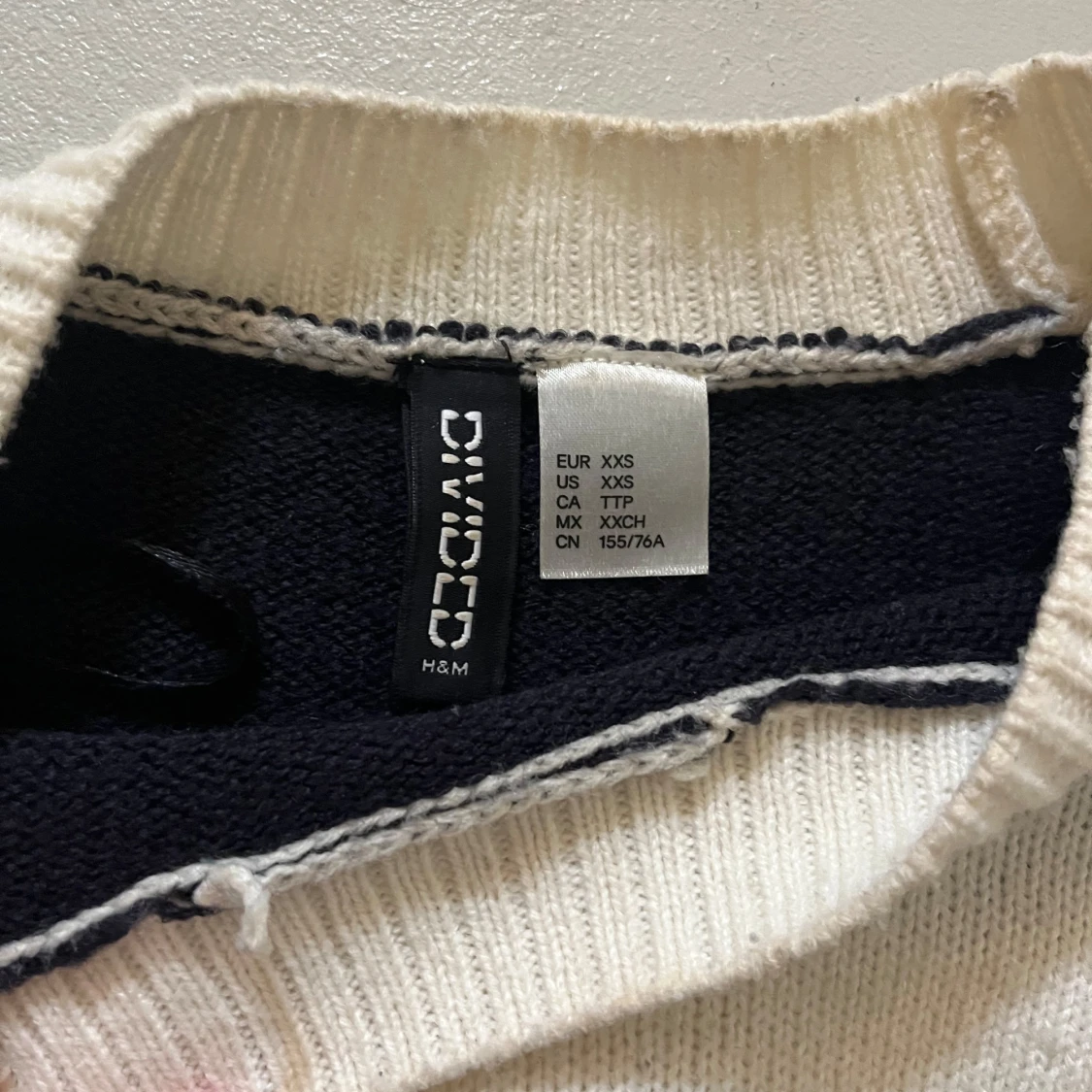 Randig stickad tröja från H&M Divided - 2