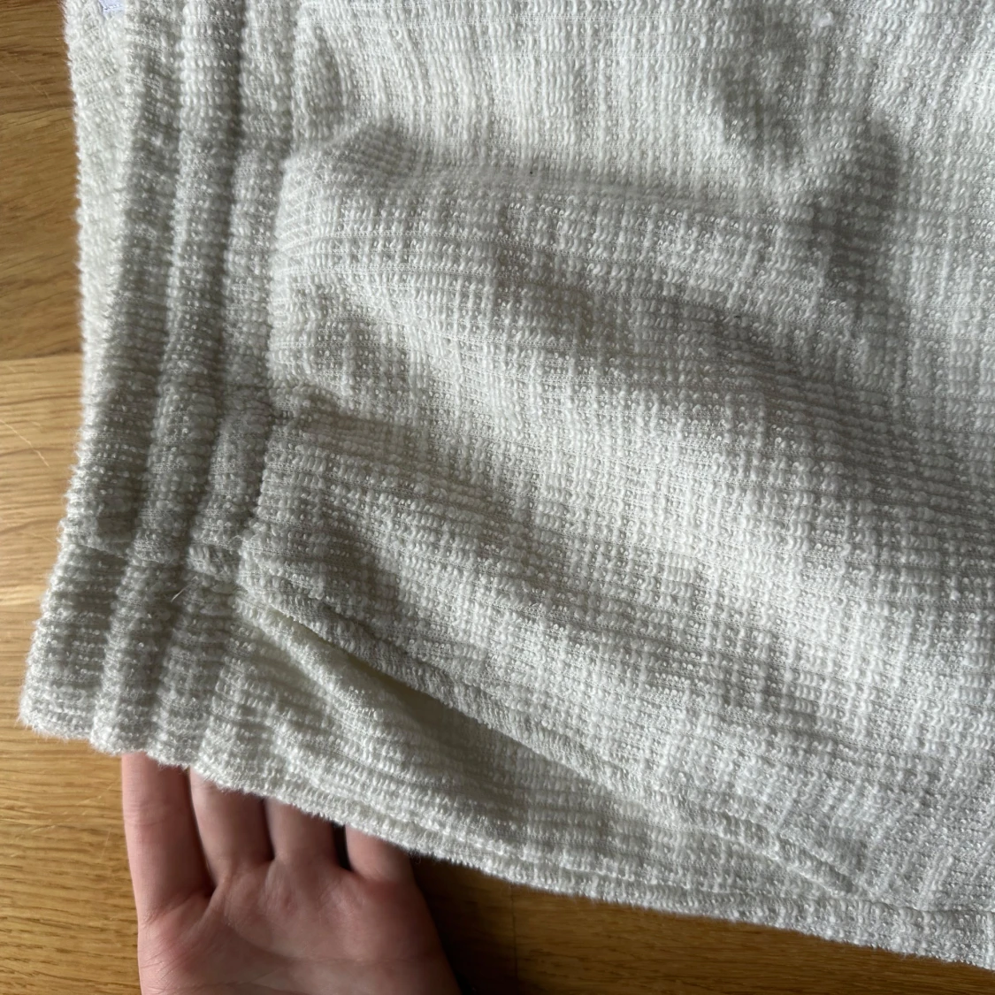 Vita strukturerade byxor från Zara - 1