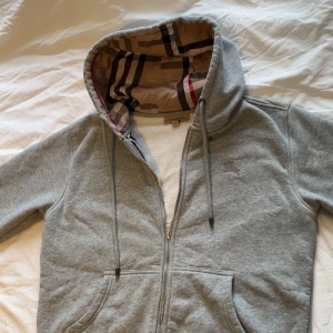 Burberry hoodie  - Snygg grå hoodie från Burberry i mycket bra skick, endast använd 4 gånger