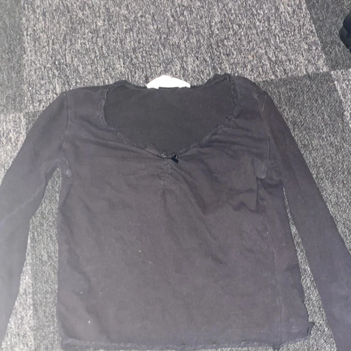 Svart långärmad topp från H&M