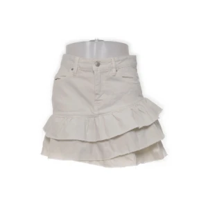 Jeans volang kjol - Superfin jeans kjol med volanger från gina tricot.