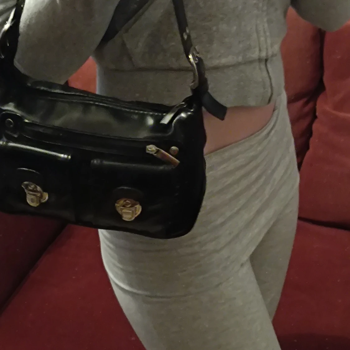 Svart Y2K handväska - 1