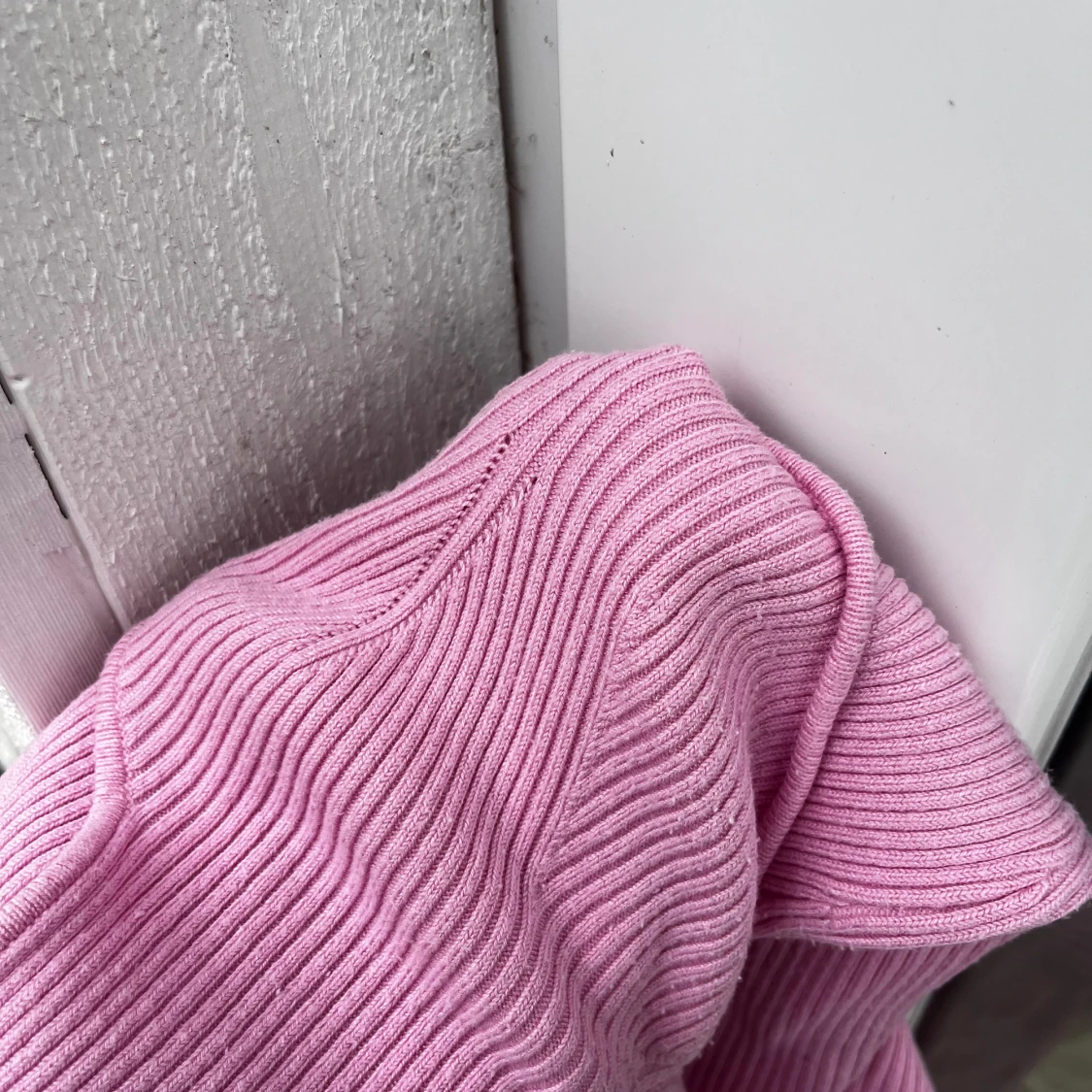 Rosa ribbad tröja från Bubble Room - 3