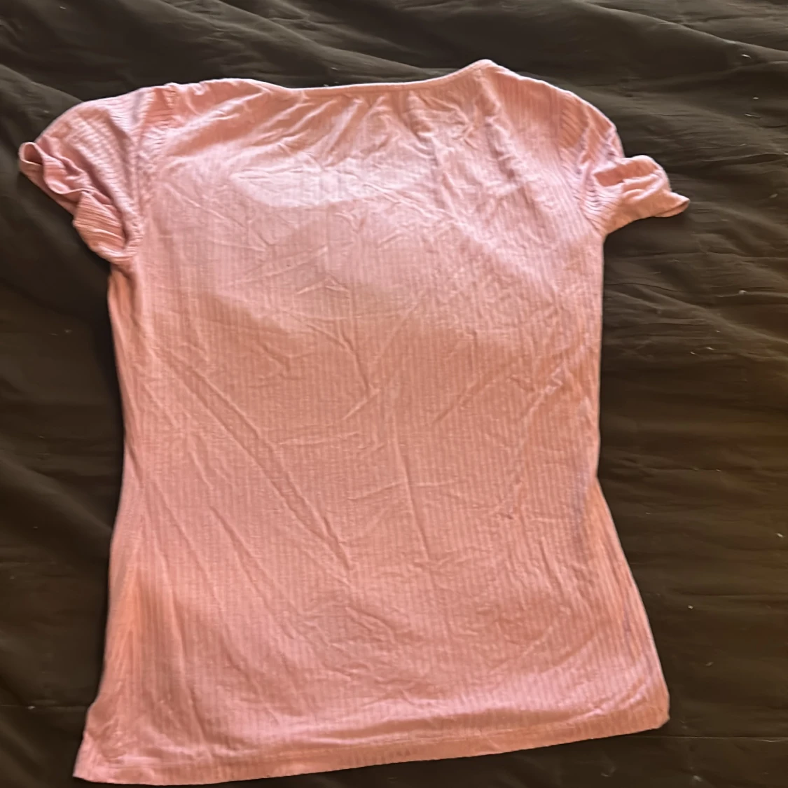 Rosa ribbad t-shirt - 1