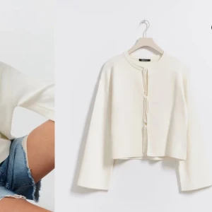  knitted tie cardigan - Helt oanvänd tröja från gina, legat i garderoben sen jag köpte den. Egna bilder kan skickas vid intresse. Köpt för 399kr.