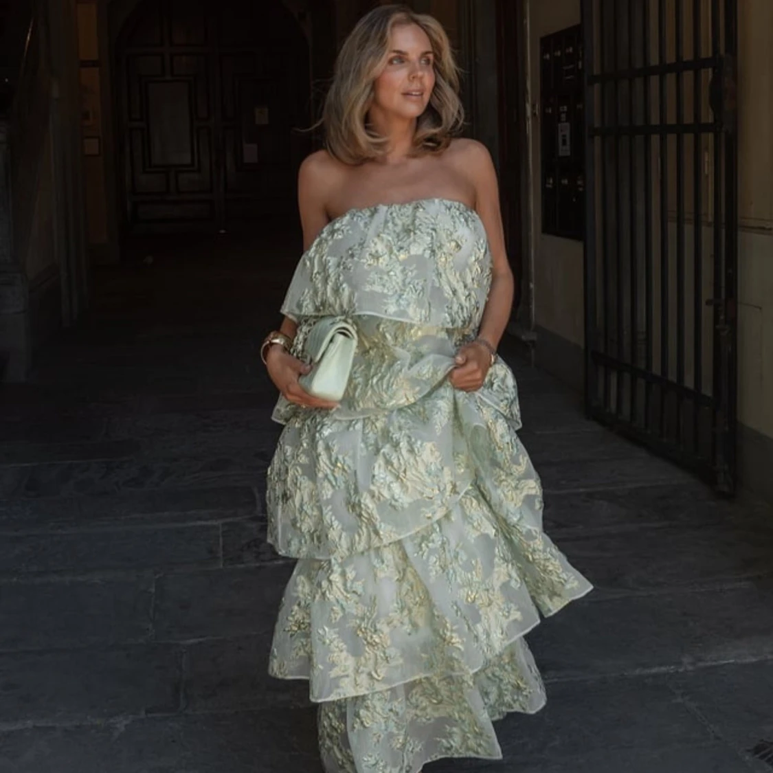 lojsan wallin x nakd volangklänning