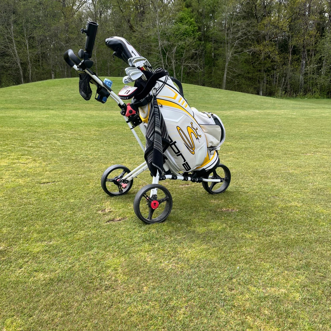 Vit och gul tourbag från Cobra - 1