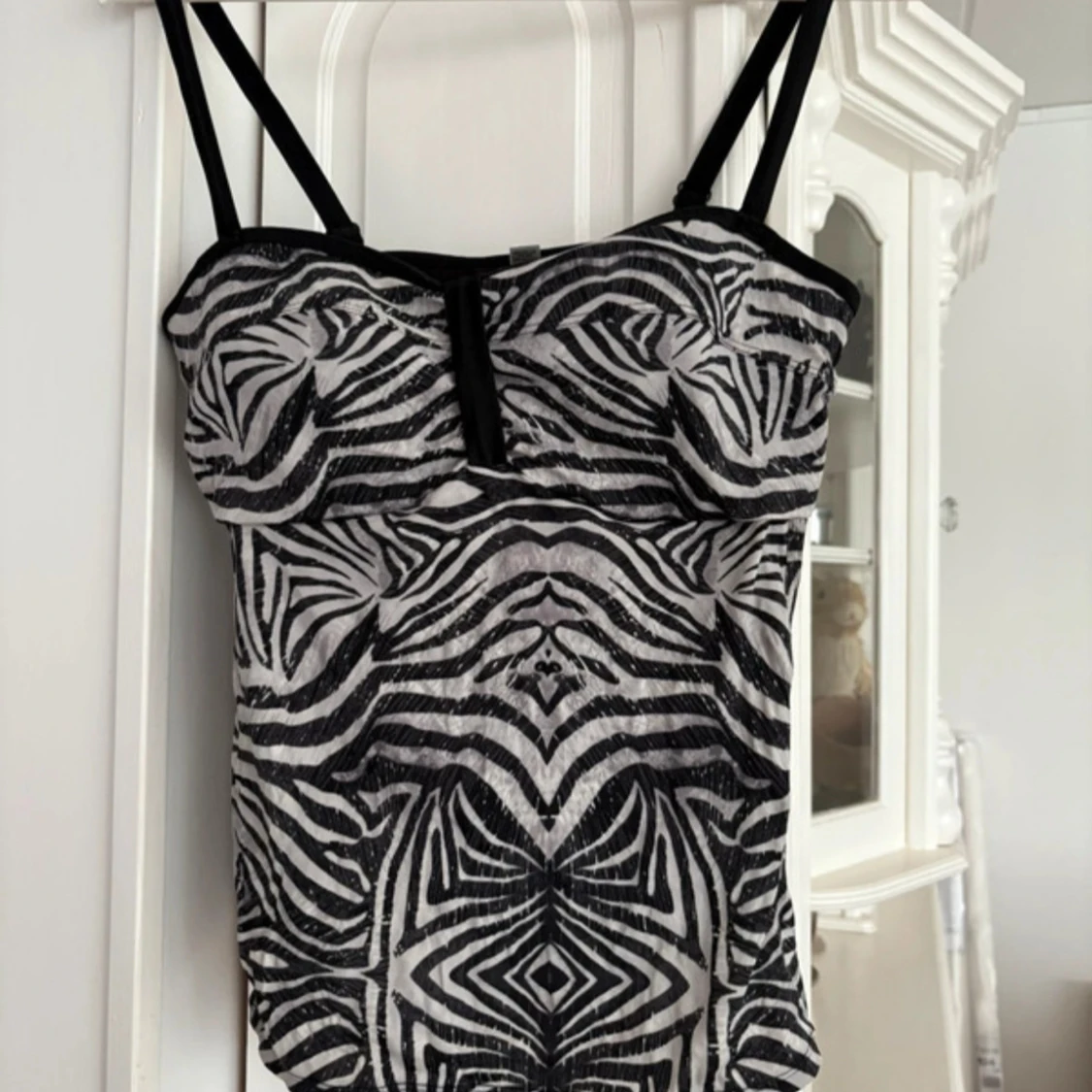 Zebramönstrad bad/topp från Trofé