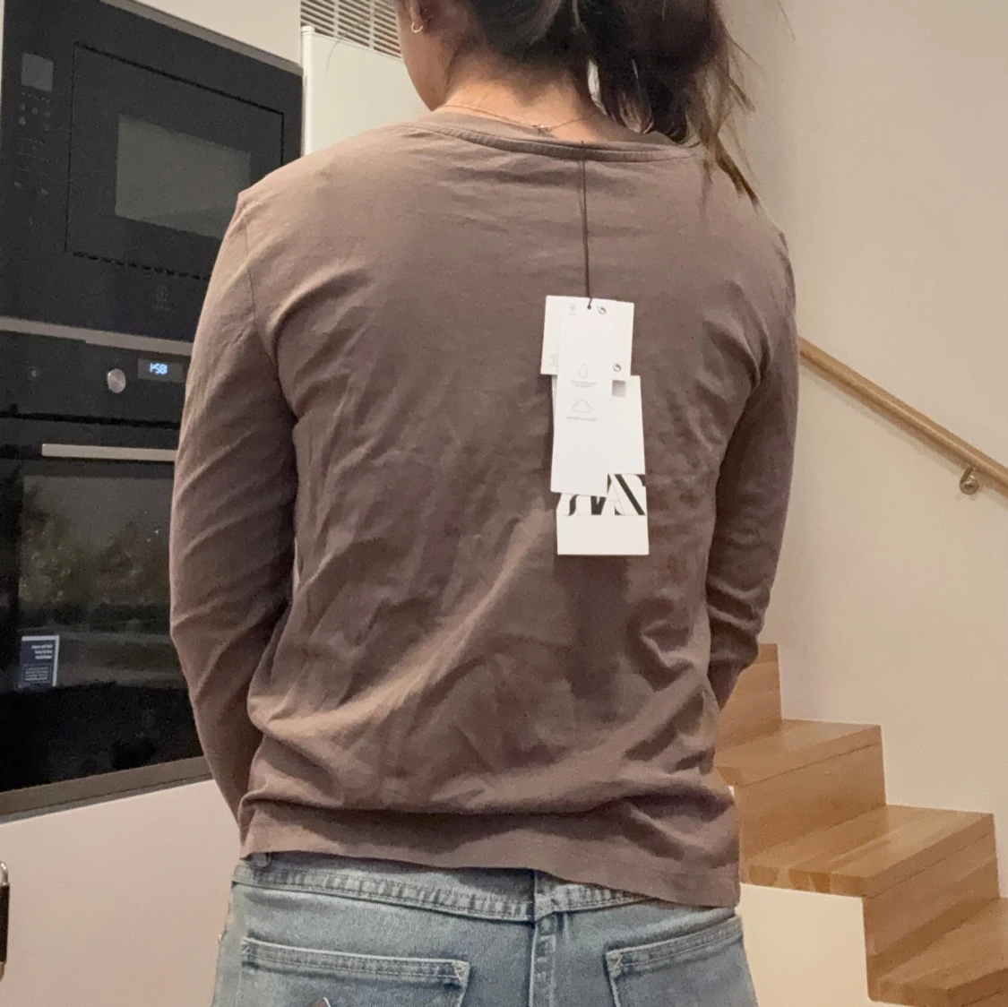 brun långärmad  - 1