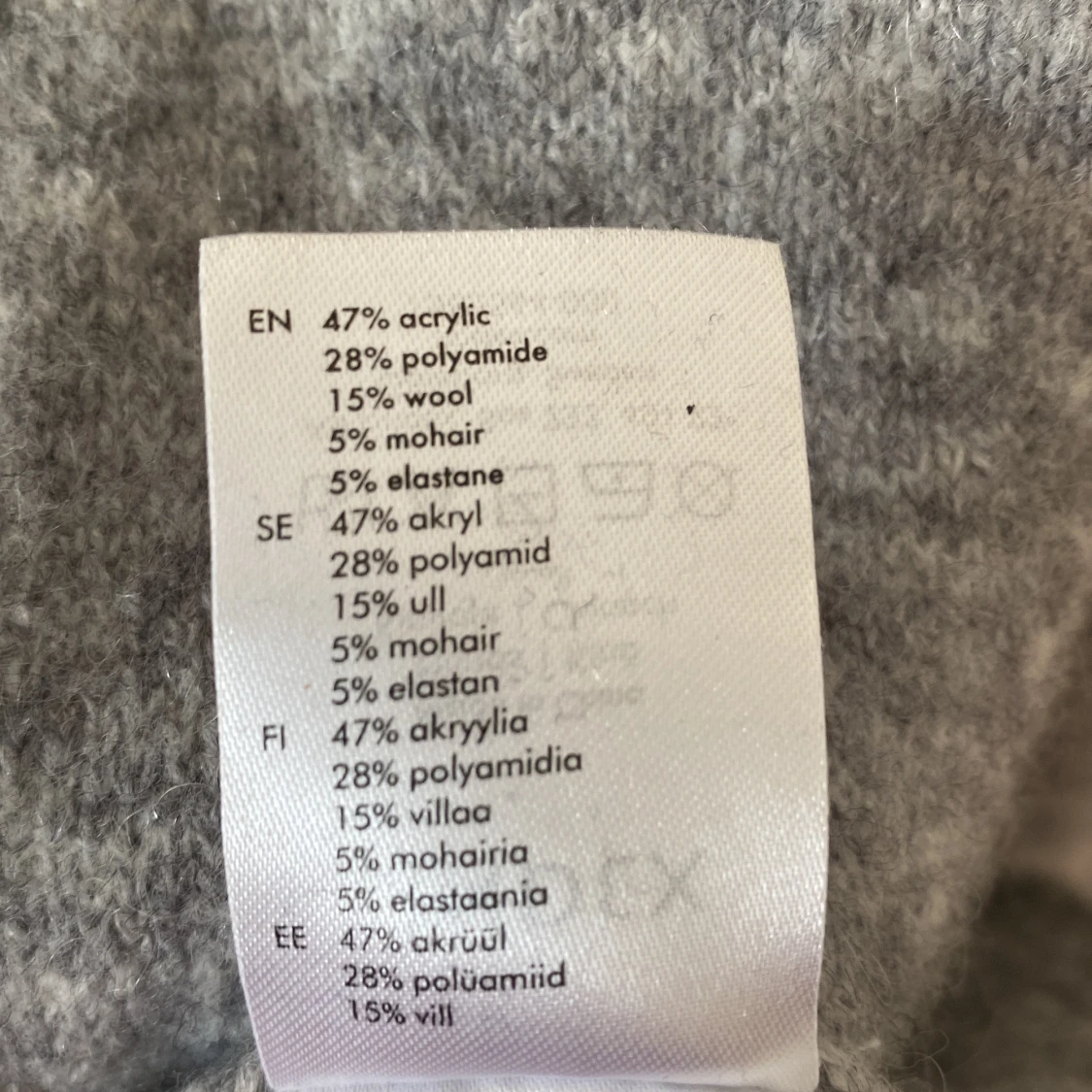 Gråmelerad långkofta från Lindex - 4