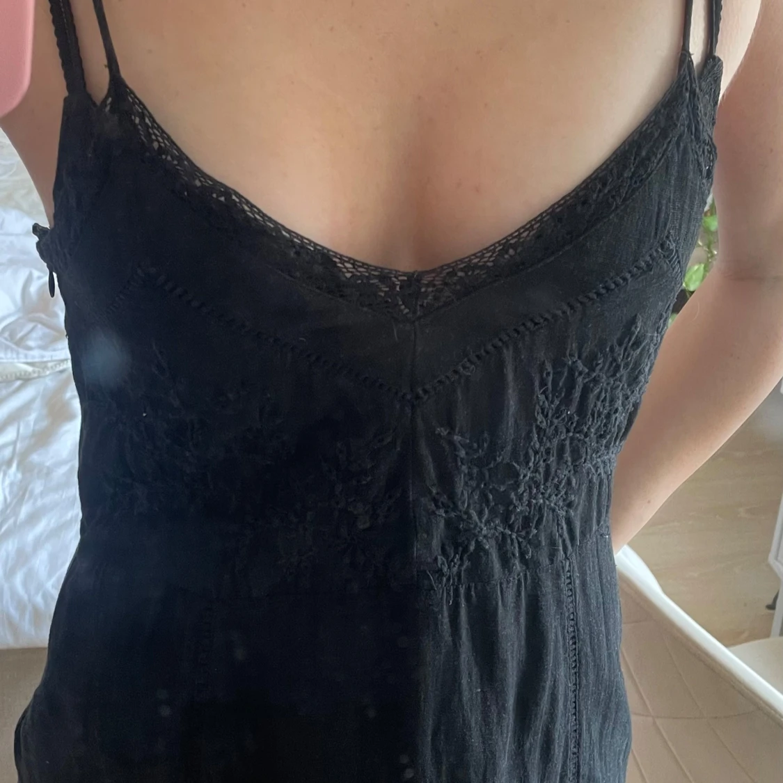 Svart kort klänning från zara - 1