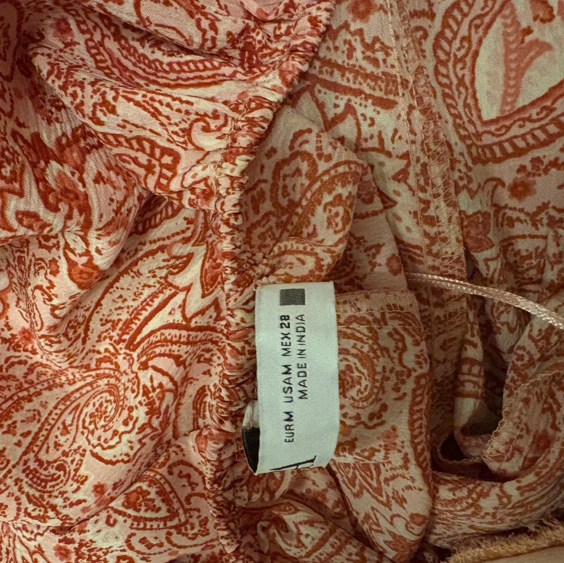 Röd- och vitmönstrad klänning från ZARA - 3