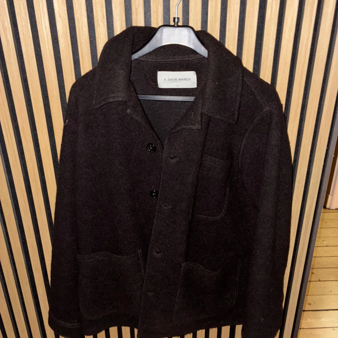 Mörkbrun overshirt från A Day's March - 1