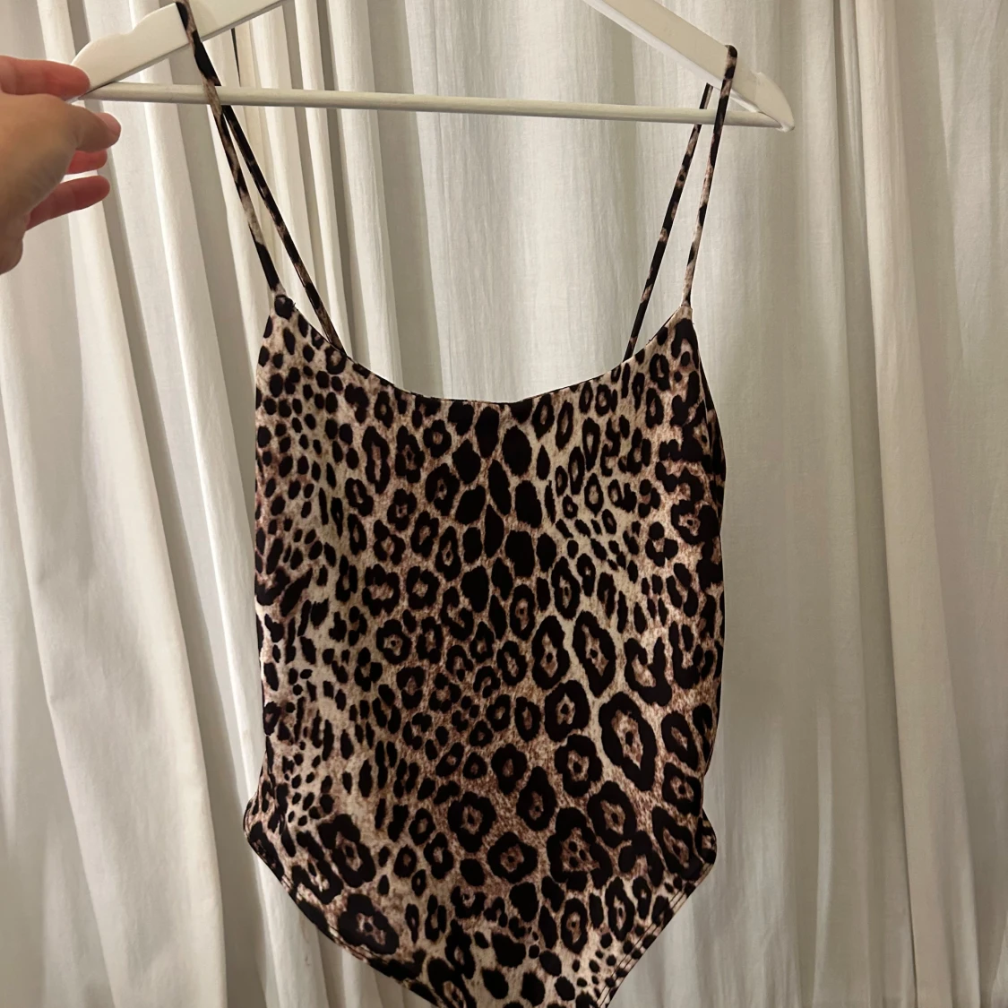 Leopardmönstrad bodysuit