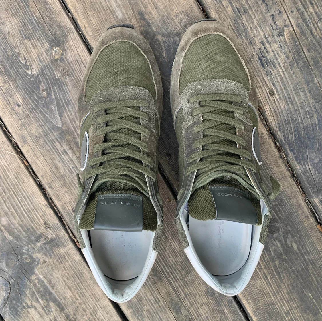 Gröna sneakers från Philippe Model - 1