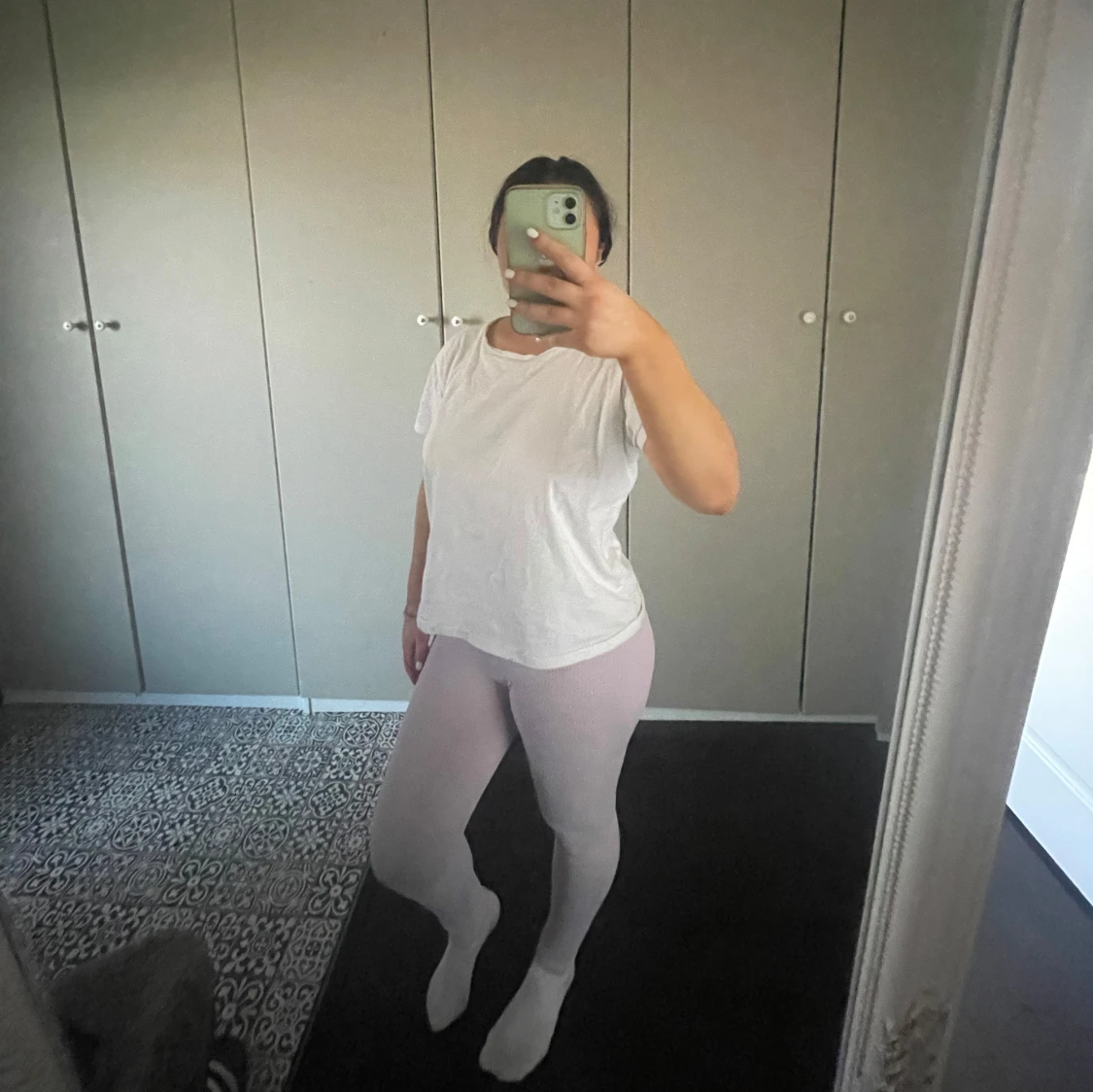 lila Tränings tights  - 2