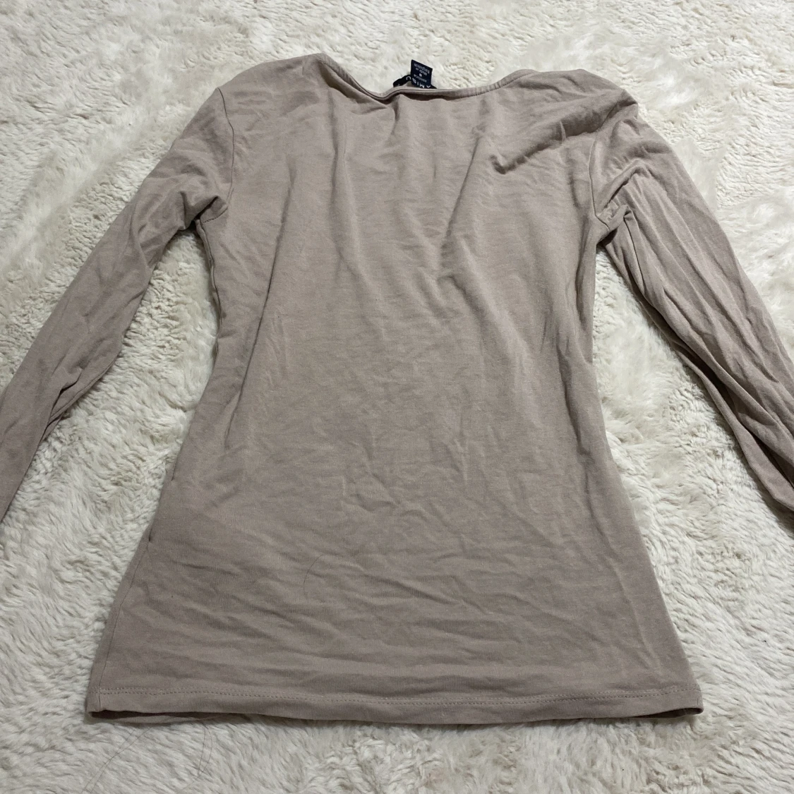 Beige långärmad topp 🤍 - 1