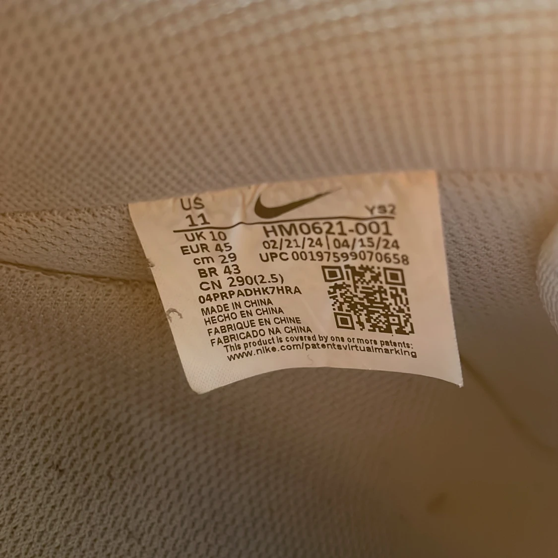 Nike air force one i ljusgrått - 4