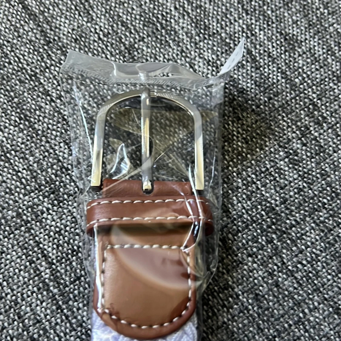 Vitt flätat bälte  - 2