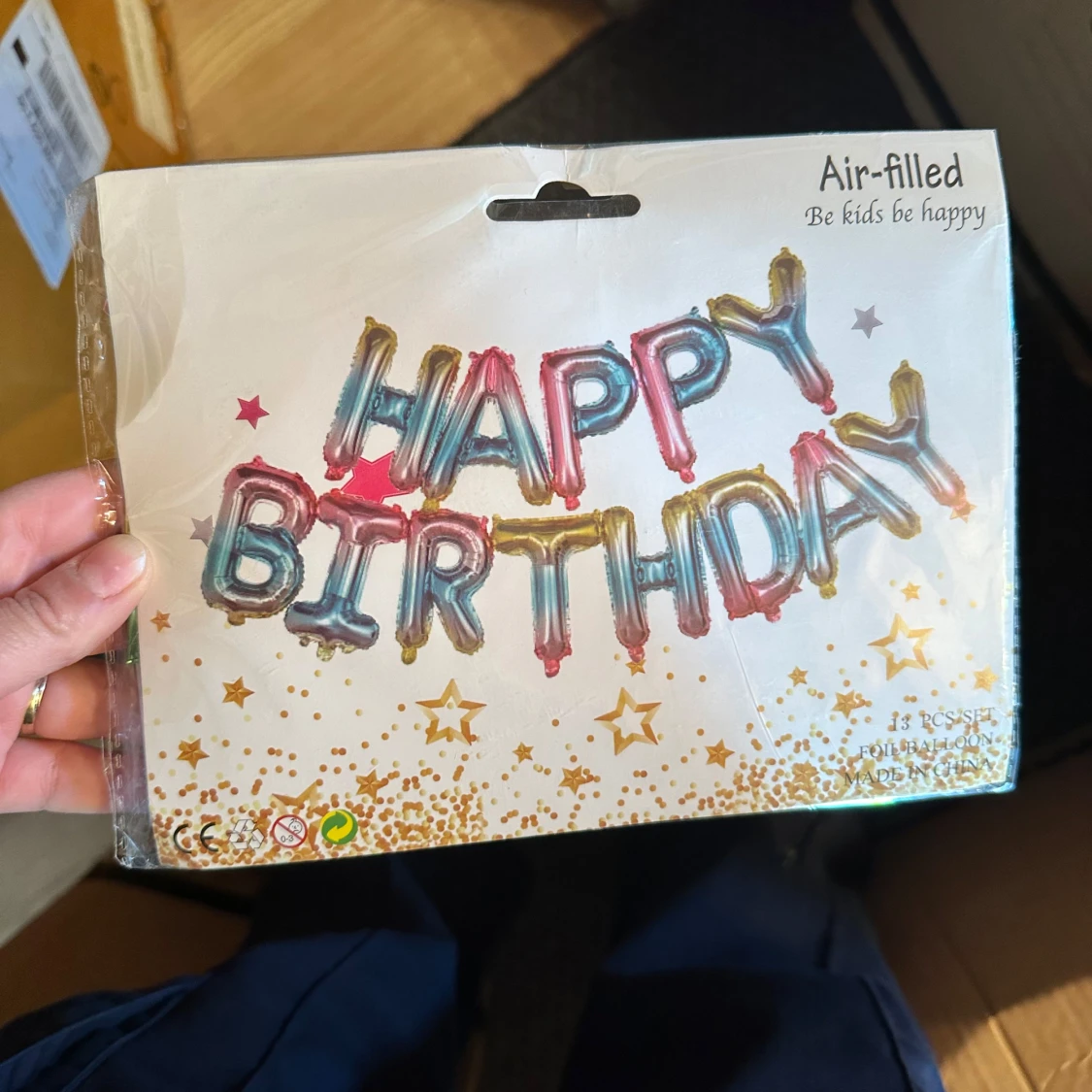 Happy Birthday ballongbokstäver ballonger 